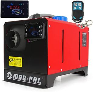 IMJ-Global Chauffage à air Cuisinière diesel diesel diesel 12 V/230 V 8 KW portable, moniteur LCD avec télécommande pour caravanes de voiture, garage, entrepôts de maisons