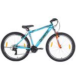 Firefox Bikes Cyclone-V 27.5T, 21 Speed Mtb Mountain Cycle, Frame Size : 18 In For Unisex Adults (12+ Years, Blue And Orange, Large), Front, ?18 Inches