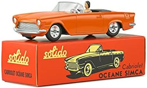 solido S1001102 1:43 Simca Oceane Cabriolet-Orang, Multicolored