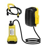 Mellif Sump Pump Submersible Water Pump Compatible with Dewalt 20V MAX Battery, Cordless Barrel Suspension Water Transfer Pump, 475GPH Portable Utility Pump for Garden Pond Basement (Tool Only)