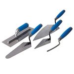 Silverline Soft-Grip Trade Trowel Set 5pce (395016)