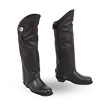 First Manufacturing Unisex Half Chaps (Black, X-Large/XX-Large)