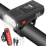 Bike Lights Front and Back, 2024 Upgrade Super Bright 6 Light Modes Bicycle Lights IPX4 Waterproof Cycle Lights, Durable Bike Light Easy To Install USB Rechargeable Mountain Bike Lights For Riding