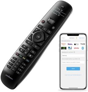 SofaBaton U2 Universal Remote with Backlit Button, All in One Universal Remote Control with App Control, Custom Macros, Compatible with Smart TVs,Sound Bar and DVD/Blu-ray Players, and More