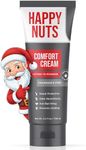 Happy Nuts Comfort Cream Deodorant For Men: Anti-Chafing Sweat Defense, Odor Control, Aluminum-Free Mens Deodorant & Hygiene Products for Men's Private Parts (100 ml (Pack of 1), Unscented)