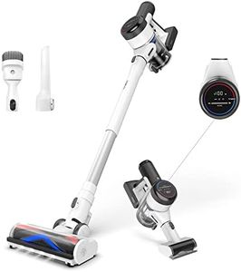 Tineco Pure One S15 Pet Aspirateur Balai sans Fil Intelligent, Brosse Anti-nœuds, Puissant, Grande Autonomie, pour Multi-Surface & Le Nettoyage des Poils d'animaux avec éclairage LED, Wi-FI, App