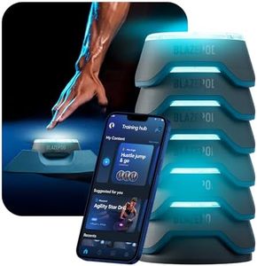 BlazePod Reaction Training Kit Smart Pods for Speed, Agility & Cognitive Drills - Pro-Level Training for Athletes, Trainers, Therapists & Coaches - App Access Included (6 Pods)