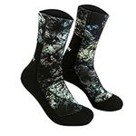 DIVESTAR Diving Neoprene Socks for Men Women,5MM Camouflage Wetsuit Socks Scuba Surf Beach Booties for Snorkeling Swimming Kayaking Sailing Canoeing Water Sport(M,Camo-5mm)