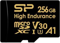 Silicon Power 256GB High Endurance microSDXC UHS-I Micro SD Card with Adapter, Optimized for 4K UHD Video Recording Car Dash Cam Security Camera, Class 10 U3 V30 A1 MicroSD Memory Card