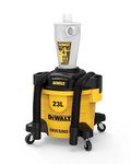 DEWALT Cyclone Dust Collector Wet/Dry Suction Vacuum Cleaner Separator Dust Extractor Ash Vacuum Cleaner with 23L Vacuum Tank DXVCS002