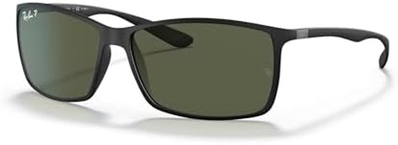 Ray-Ban 0rb4179 601s9a 62 Occhiali da Sole, Nero (Matte Black/Graymirrorsilverpolar), Uomo