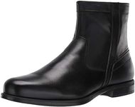 Florsheim Men's Medfield Plain Toe Zip Boot Fashion, Black, 13