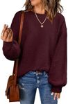 NIeyook Burgundy Sweater for Women 