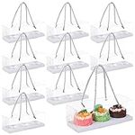 20 Pieces Clear Cupcake Boxes 9 x 3