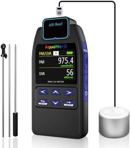 AH-Reef PAR Meter,Test PPFD,UVA w/m²,Waterproof Sensor,Show R,G,B% in Aquarium Light.Record PAR | UVA Distribution