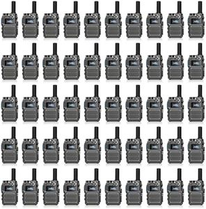 (Heavy Duty) Lifetime Free Unlimited Range Long Range Walkie Talkies for Adults Rapid 4G LTE PoC Two Way Radios Long Distance with Nationwide Range for Team Management,Truck Fleet(50-Pack)