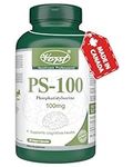 VORST Phosphatidylserine Supplement 100mg 120 Vegan Capsules (PS-100) | Brain Boost Supplement for Cognitive & Mental Health | Nootropic Powder Pills | 1 Bottle