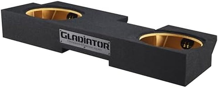 12" Dual Sub Box 2019-2024 Gladiator Subwoofer Enclosure Speaker Box for JL Audio TW3