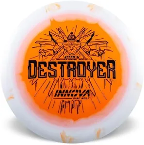 Innova Halo Star Destroyer Disc Golf Driver – Disc Golf Distance Driver, Fast and Stable Power Driver (Colors Will Vary) (170-172g)