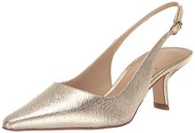 Sam Edelman Womens Bianka Slingback Pump, Gold Leaf, 10.5