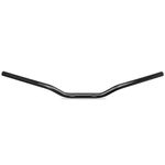 Krator Motorcycle Handlebar 7/8" (2.2 cm) Universal Low-Rise Handlebars Compatible with Cafe Racer, Bobber Motocross, Dirt Bikes, Pit Bikes, ATVs, E-Bikes & Mini Bikes Euro-Style Polished Handlebar