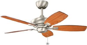 Kichler 300107NI 44-Inch Canfield Fan, Brushed Nickel