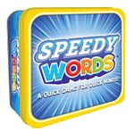 FoxMind Speedy Words Quick Word Game, On The Go Educational Kids and Adult Card Games, 15 Minute Fun Card Games for 2 Players or More, Card Game for Family Night, Parties, and More