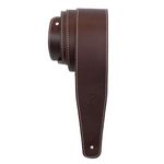 Perri’s Leathers Ltd. - Guitar Strap - Baseball Leather (Series) - Brown - Adjustable - For Acoustic/Bass/Electric Guitars - Made in Canada (SP25S-7050)