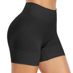 YUTYTH Anti Chafing Shorts Women Snag Tights Chub Rub Shorts for Under Dress Girls Cycling Shorts Hot Pants Ladies Safety Seamless Boxer Underwear Black