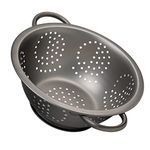 ABRUS Stainless Steel Colander with Wide Carrying Handle | Advance Sturdy Base | Dishwasher Safe (29 cm)