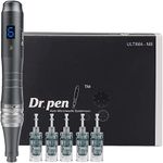 Dr.Pen Ultima M8 Microneedling Pen Wireless Micro Needling Derma Auto Pen Kit for Face and Body, Gifts for Men Women, w/5pcs 16 Pin Cartridges - 0.25mm