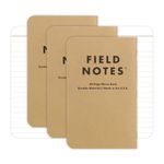 Field Notes: Original Kraft 3-Pack - LEFT-HANDED - Ruled Paper - 48 Pages - 3.5" x 5.5"