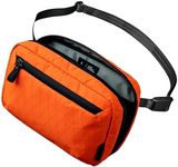 ALPAKA Elements Tech Case - Travel Organizer Pouch for Electronics, Cables, EDC with Weatherproof Fabrics, YKK Zippers (Hot Orange RVX21 Fabric, Halloween Edition)