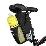 XPhonew Bike Saddle Bag, Bicycle Rear Under Seat Bike Storage Saddle Bag Pannier, Bottle Pocket Pouch Bicycle Tail Pack for Mountain Road MTB Bike Water Bottle Bag/Repair Tools Kit Cycling Pouch