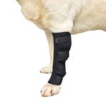 Naiveferry 1Pc Canine Dog Hock Joint Support Brace, Adjustable Pet Dog Leg Braces Compression Wrap for Recovery Dog Braces Protect Legs Wounds Injuries for Pain Relief