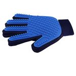 Pet Hair Remover Glove - Gentle Pet Grooming Glove Brush - Deshedding Glove - Massage Mitt with Enhanced Five Finger Design - Perfect for Dogs & Cats with Long & Short Fur -1 Pack (Left-Hand)