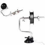 Portable Fishing Line Spooler Aluminum Fishing Line Winder Adjustable Reel Spool System for Use with Any Size Spool