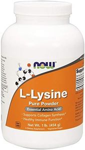 NOW Foods Supplements, L-Lysine (L-Lysine Hydrochloride) Powder, Supports Collagen Synthesis*, Amino Acid, 1-Pound