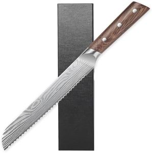 Plys Cuchillo para pan profesional 20cm filo dentado: Cuchillos fabricados en acero inoxidable con mango ergonómico