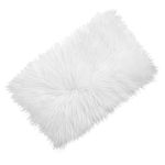 Fuzzy White Rug