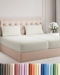 Split King Size 5 Piece Sheet Set -