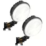 LED Barn Light 2 Pack, 150W 20000LM Dusk to Dawn Outdoor Lighting with Adjustable Angle Photocell, 6500k Daylight IP66 Waterproof Outdoor Street Lights for Barn, Farmhouse Outdoor Security Lighting