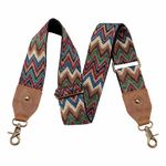 Purse Strap, 2" Cowhide Head Wide Shoulder Strap Adjustable Replacement,Retro Jacquard Embroidery Multi-Pattern Crossbody Bag Straps for Handbag,Crossbody Bags,Shoulder Bags