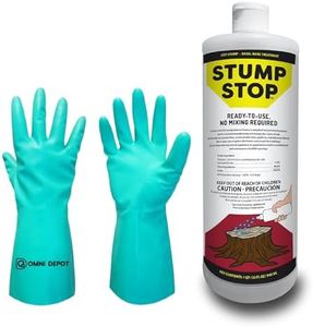 Ready-to-use Stump Stop - 32 Fl. Oz - Stump Killer - Tree and Bush Killer - Control Woody Plant - Ideal for Forest, Pastures, Roadsides, Fence Lines, Wildlife Areas and More - with Omni Depot Gloves