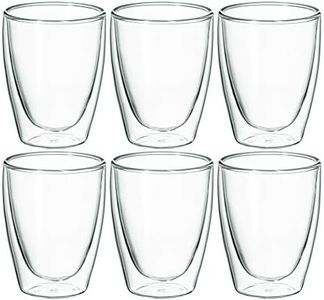 Avanti Café Double Wall Borosilicate Glass, Set of 6, 250ml