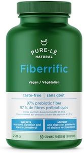 Fiberrific 500g (120 servings) Prebiotic Fiber Supplement - Mixes clear, NO taste, NO texture, NEVER Thickens. Can be used in cooking and baking. Can be used in cooking and baking. Ultra Premium Digestive Supplement - No Fillers or Binders, No Artificial Ingredients