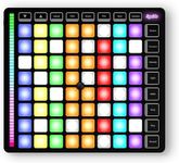 Synido MIDI Pad Beat Maker Machine with 64 Velocity Sensitive RGB Pads, Portable MIDI Controller 8 * 8 Backlit Beating Machine with Easy Mode for Music Production Beginners, TempoPAD Z-1