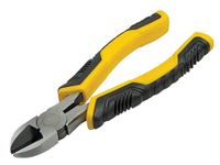 Stanley STHT0-74362 Tools 074362 ControlGrip Diagonal Cutting Pliers 150mm, Yellow/Black