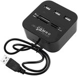 sourcingmap Blue LED Light 3 Port U