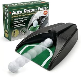 Automatic Golf Putting Machine，Auto Returning Putting Cup Training Aid for Indoor/Outdoor Golf Practice，Suitable for Practicing at Home, Office, Yard, Party